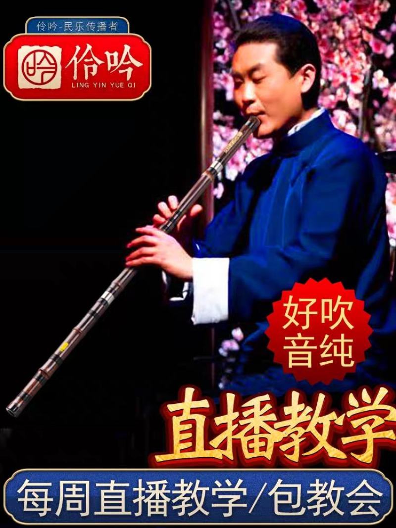 专业演奏洞箫笛乐器高档大人玉初学入门紫竹萧F六八孔G调古