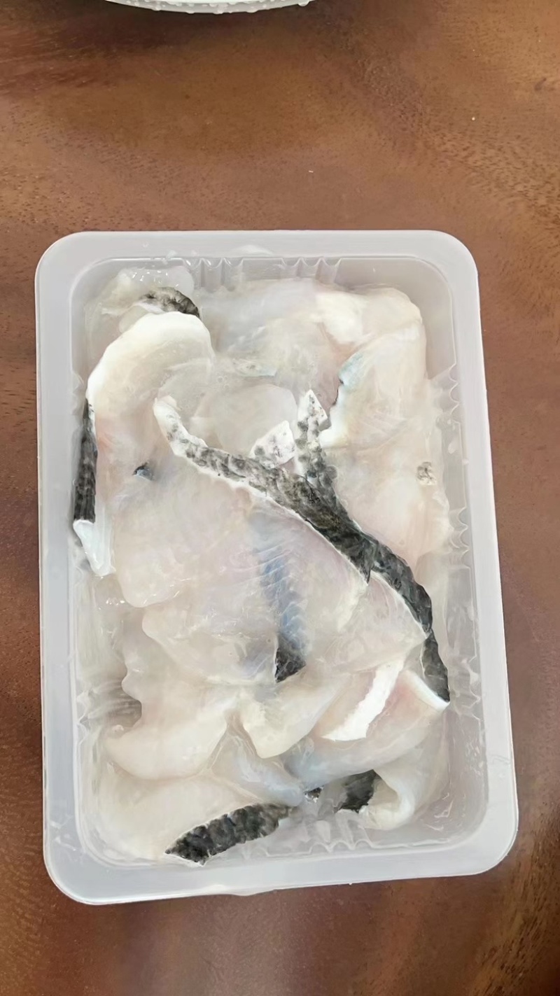免浆黑鱼片生鱼片活鱼现切水煮鱼片酸菜鱼食材