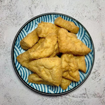 纯水工自制油炸三角形豆腐