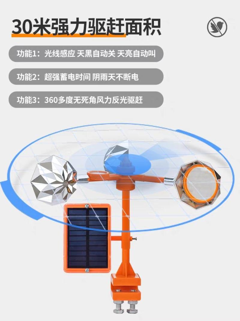 新款驱鸟神器