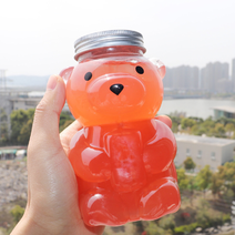 小熊冷饮PET塑料瓶配铝盖500ml