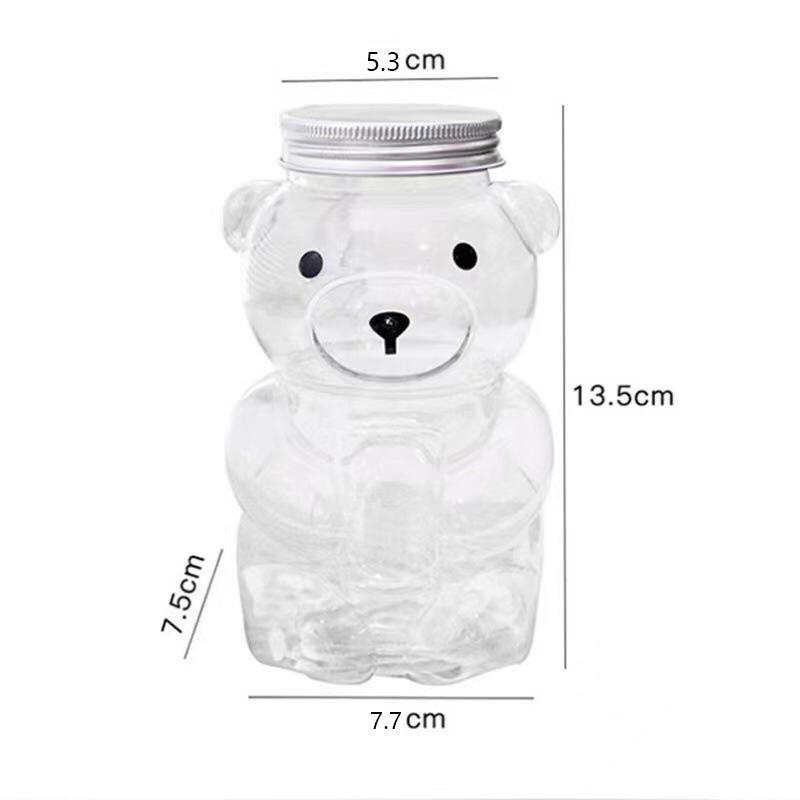 小熊冷饮PET塑料瓶配铝盖500ml