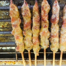 新疆挂糊羊肉串@美味，酥脆好吃，外焦里嫩，厂家一手货源！
