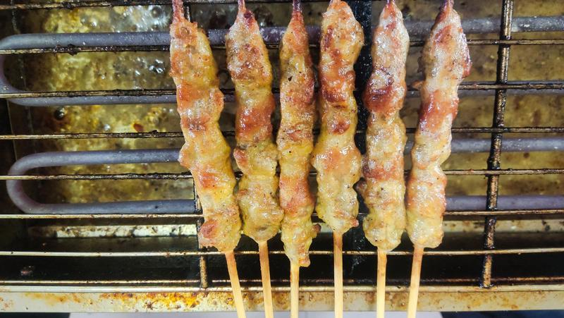 新疆挂糊羊肉串@美味，酥脆好吃，外焦里嫩，厂家一手货源！