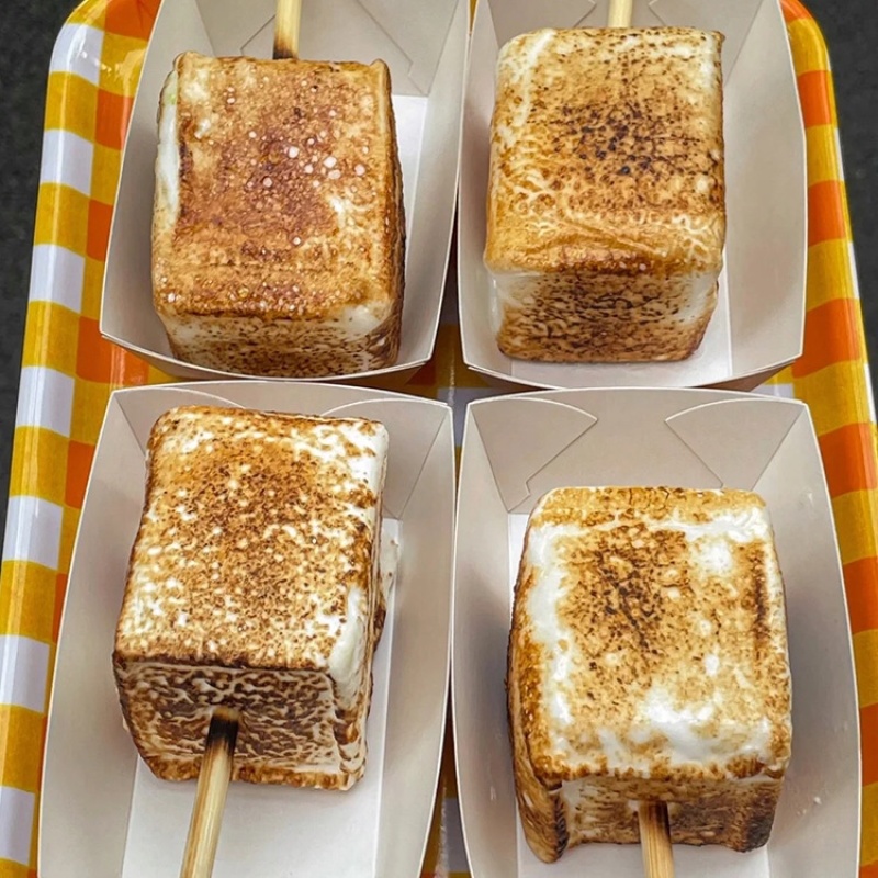 网红棉花糖考冰淇淋多口味