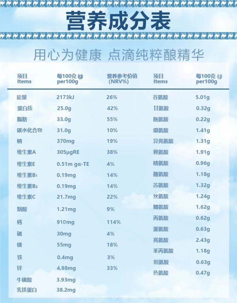 新驼驼奶粉一罐320克纯驼奶粉配料干净保纯保真