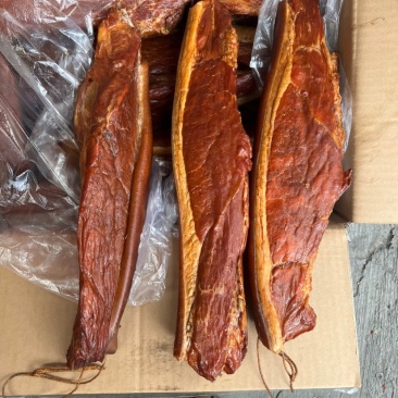 烟熏二刀腊肉电烤二刀腊肉腊肉制品批发