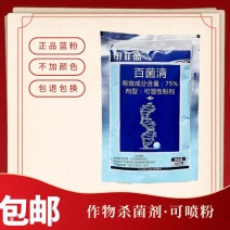 正品中迅纽菲蓝75%百菌清霜霉疫病斑点落叶病杀菌剂