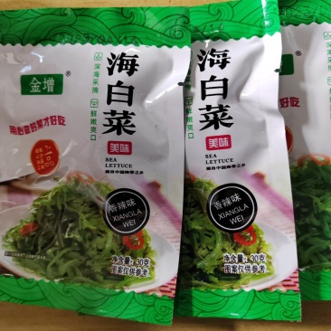 香辣海白菜裙带梗片即食电商一件代发超市批发