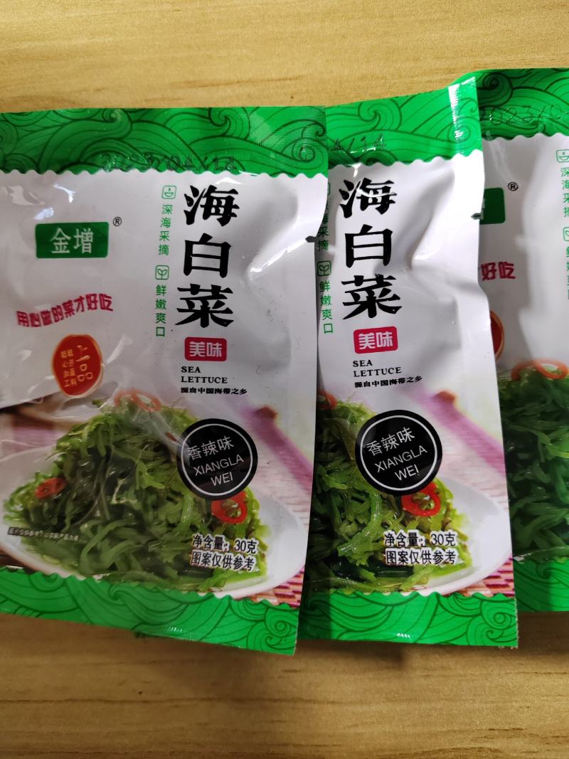 香辣海白菜裙带梗片即食电商一件代发超市批发