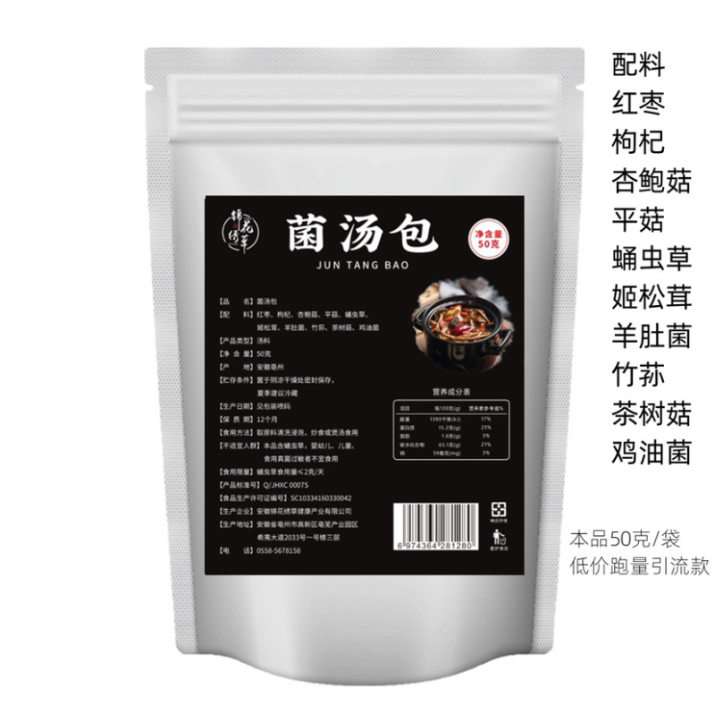 云南七彩菌汤包批发