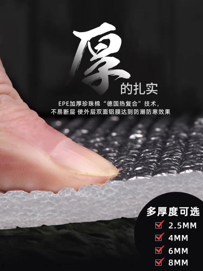 露营防潮垫户外垫子加厚帐篷用家用打地铺睡垫铝膜防水地垫野