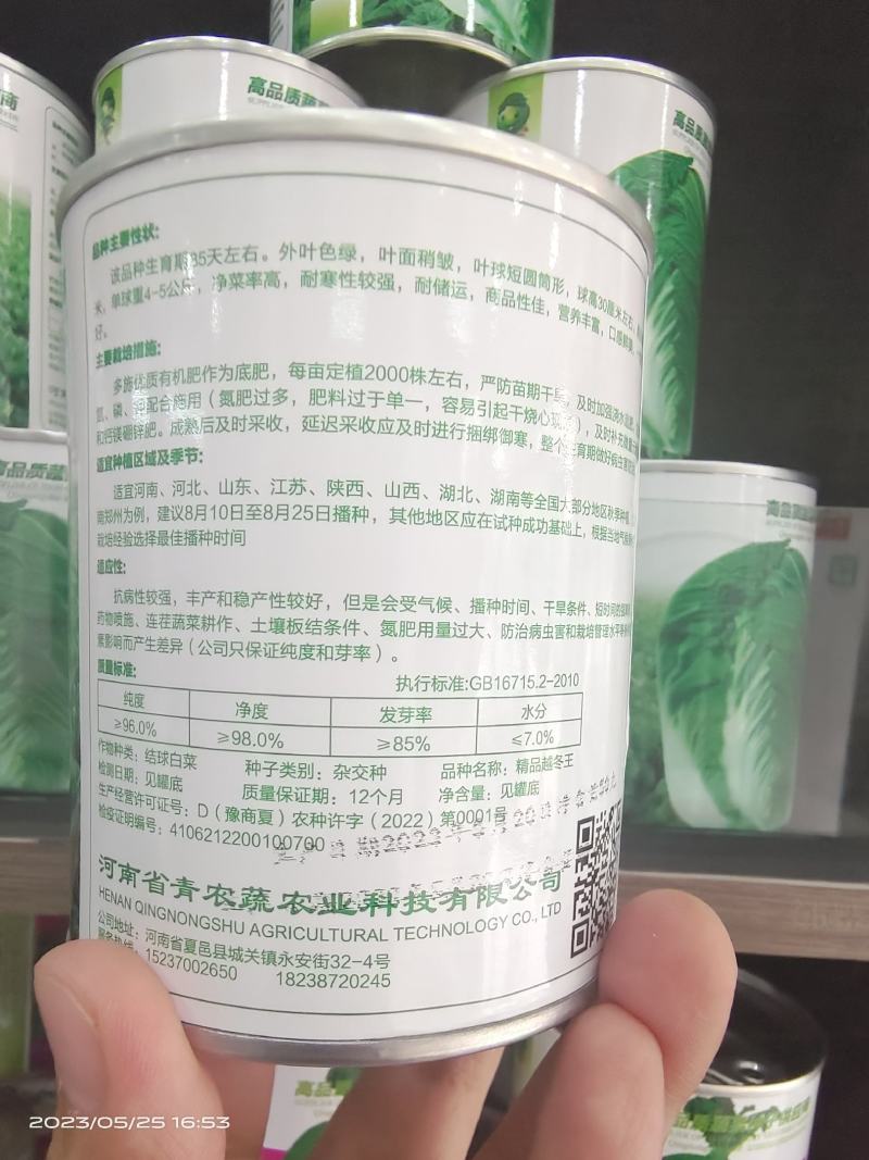精选越冬大白菜种子高产抗病品质优产量高抗软腐病
