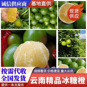 【推荐】云南鲜橙精品冰糖橙皮薄多汁供应市场社区团购