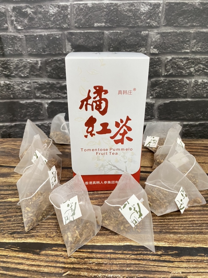 真韩庄橘红茶养生茶泡袋装桔红茶一盒12包