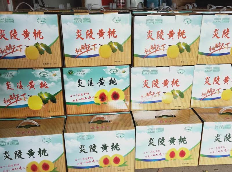 中国黄桃之乡，正宗炎陵高山黄桃，脆口香甜
