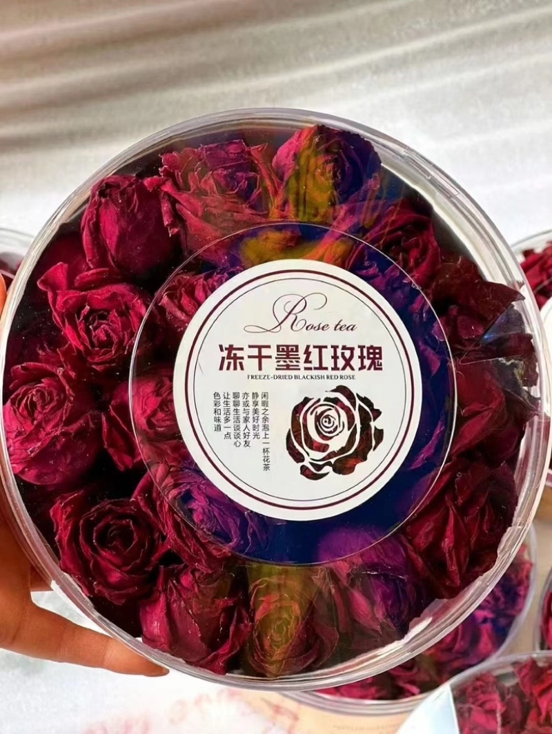 冻干墨红玫瑰