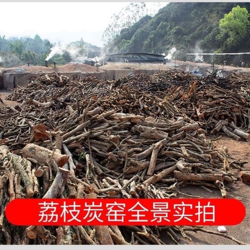 荔枝果木炭高温炭烧烤店商用家用无烟耐烧（可一件代发批发）