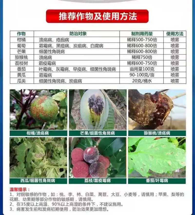 47%春雷王铜溃疡病细菌性角斑病霜霉病
