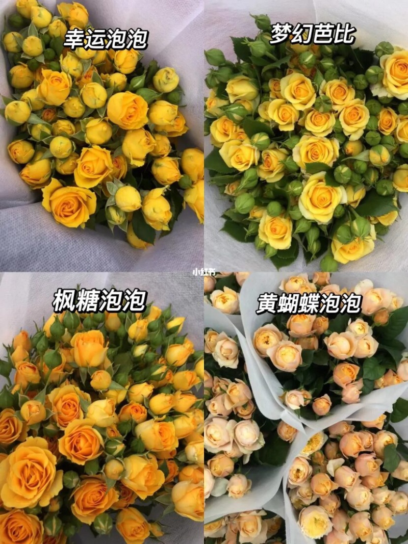 多头玫瑰鲜花花束泡泡批发配色云南昆明基地直发家用水养