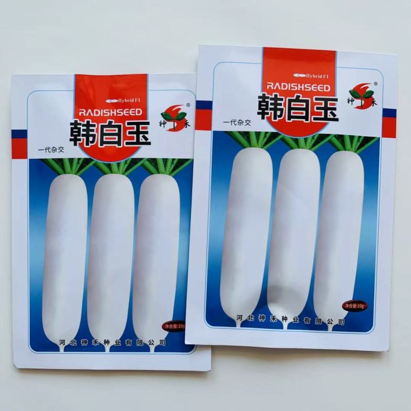 杂交一代白萝卜种子生长速度快肉质嫩脆甜商品性好可生食熟食