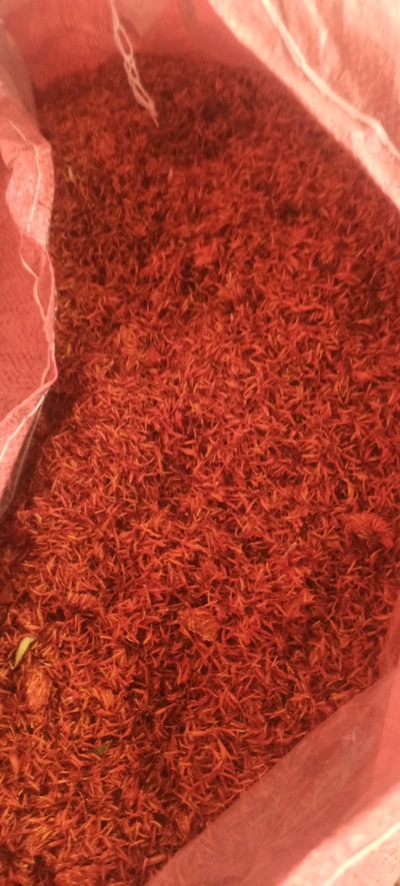 红花新疆红花实物拍摄纯净货量大从优产地直销，