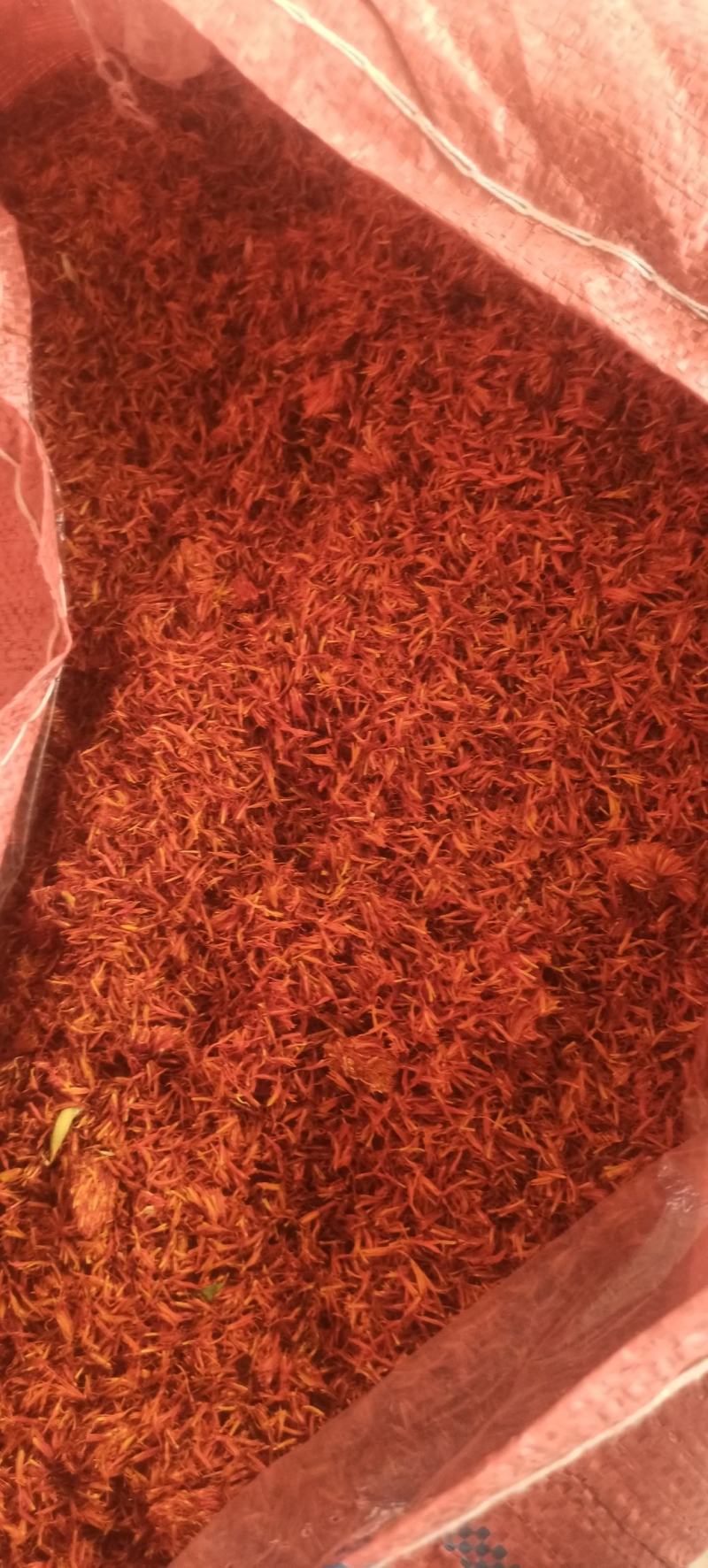 红花新疆红花实物拍摄纯净货量大从优产地直销，