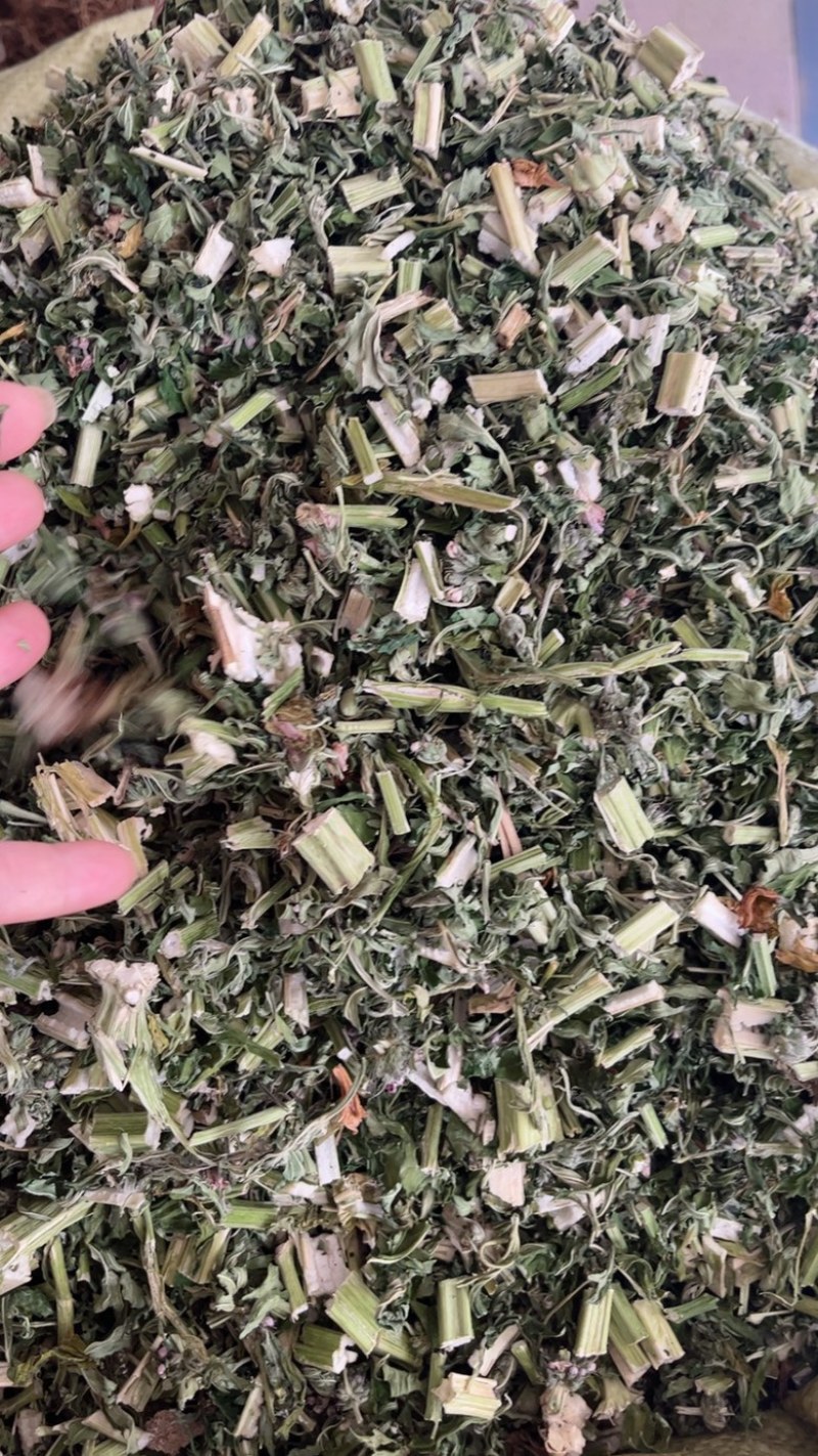 益母草中药材批发零售条子机压件切断各种规格