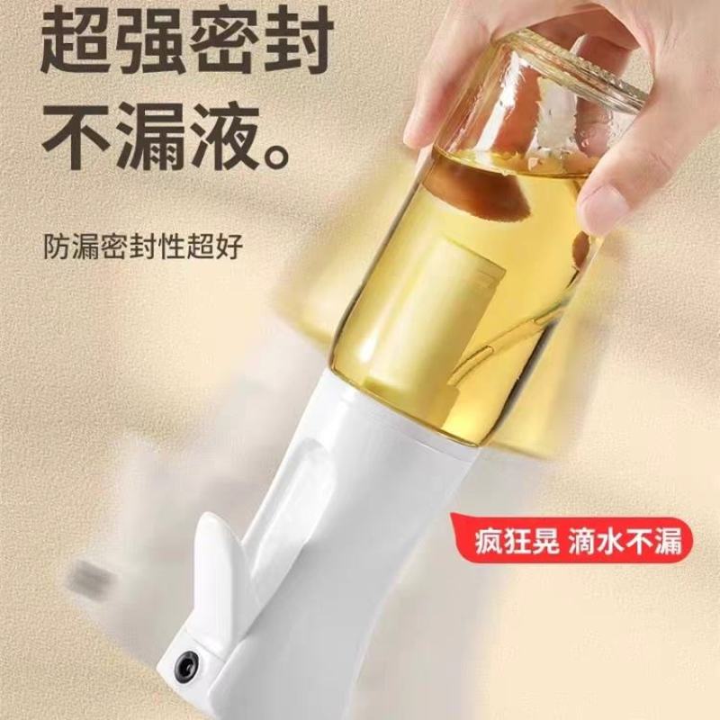 喷油壶玻璃家用厨房空气炸锅喷油瓶喷雾化雾状食用油加厚喷壶