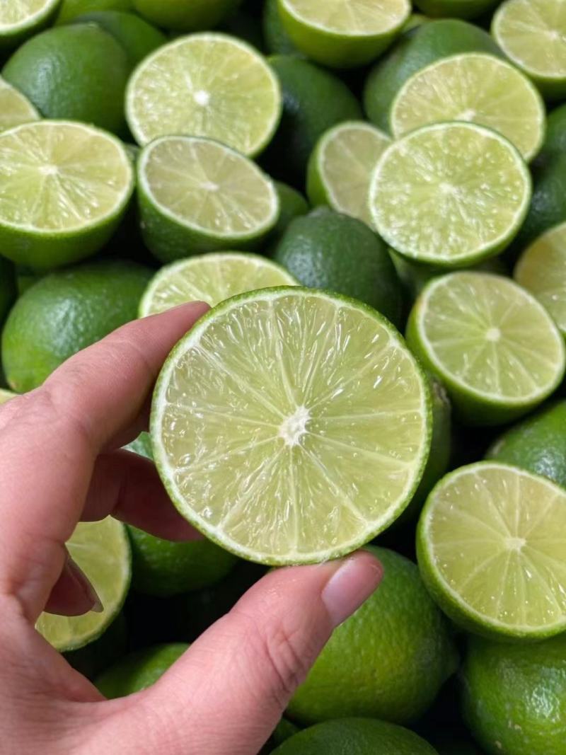 塔西提柠檬无籽香水柠檬精品青柠檬云南昆明现货批发一件代发