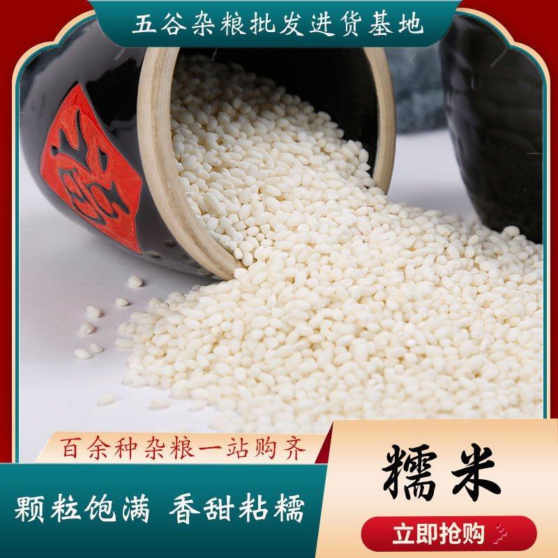 圆糯米东北糯米安徽糯米包粽子糯米饭糯米酒