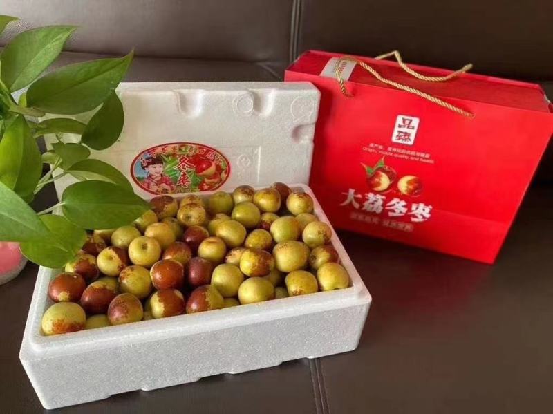 陕西大荔冬枣对接电商超市市场批发口感脆甜糖度高