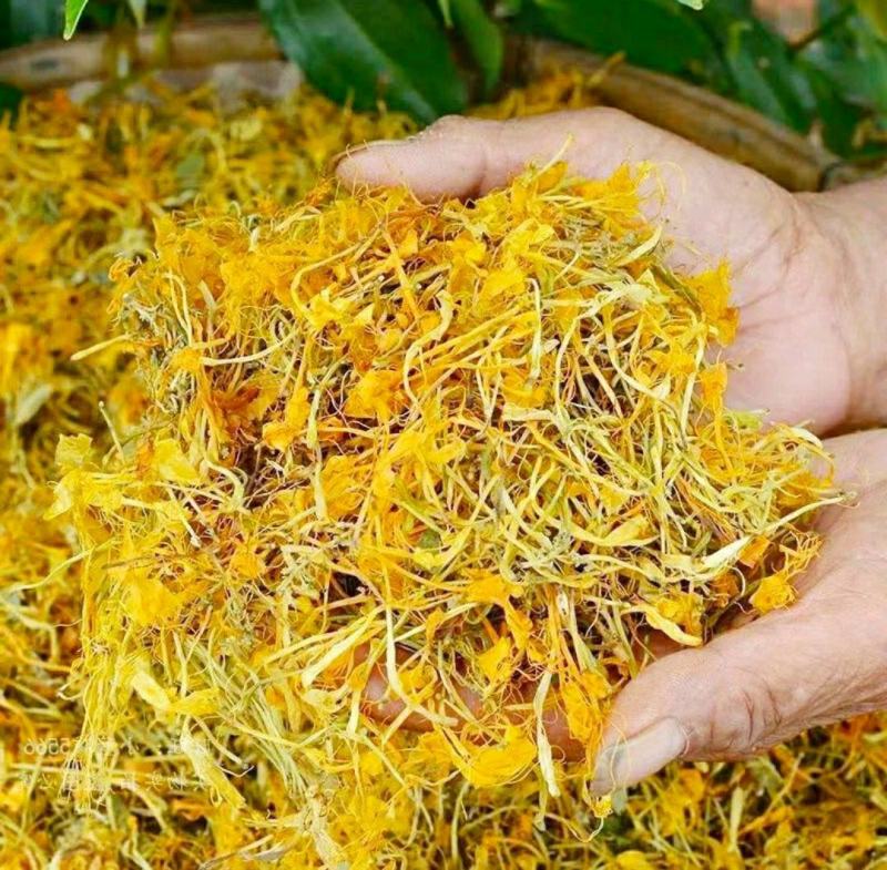 金银花野生金银花自然晒干泡水泡茶口感甘醇包邮