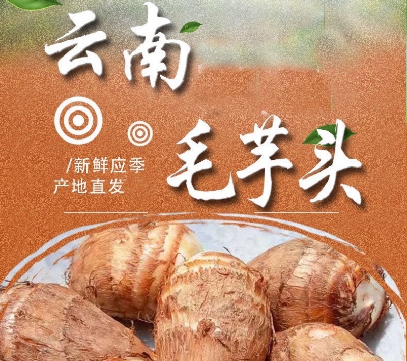 云南新鲜毛芋头整箱1斤2斤3斤5斤9斤软糯香甜