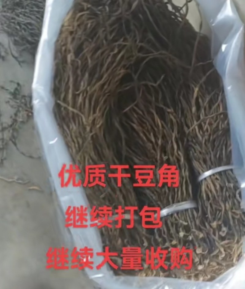 精品干豇豆，条长，新鲜，太阳晒干货，货量大，颜色好货真价