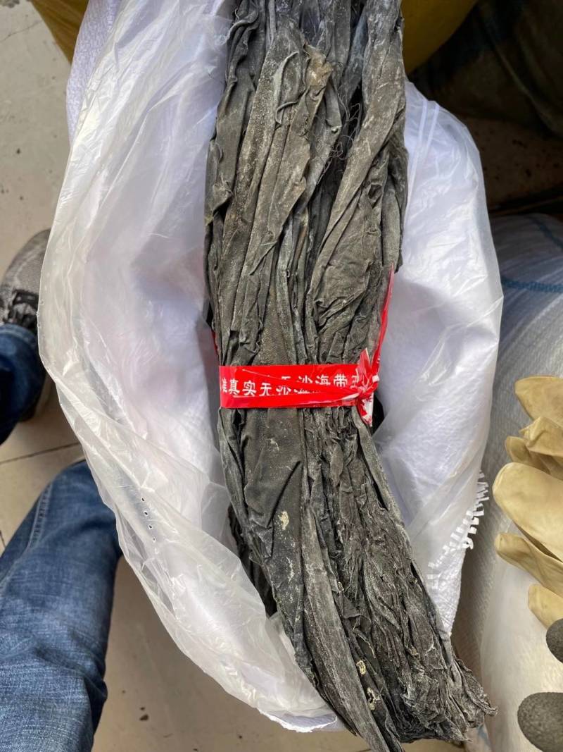 无盐无沙干海带头厚凉拌煲汤海带批发特产日晒无沙厚海带新鲜