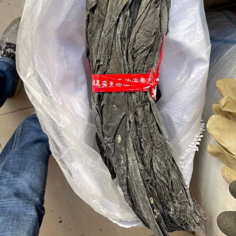 无盐无沙干海带头厚凉拌煲汤海带批发特产日晒无沙厚海带新鲜