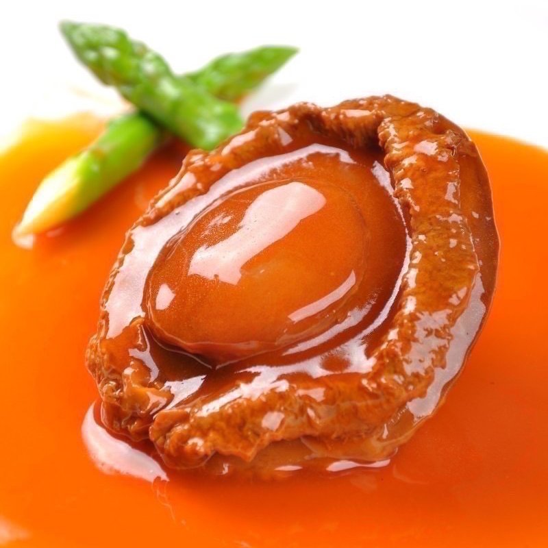 鲍鱼红烧鲍汁即食鲍鱼热菜预制菜加热即食一盒8只装