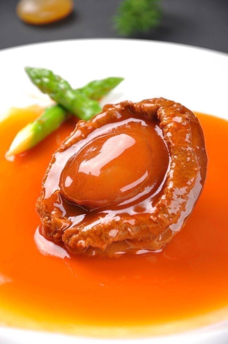 鲍鱼红烧鲍汁即食鲍鱼热菜预制菜加热即食一盒8只装