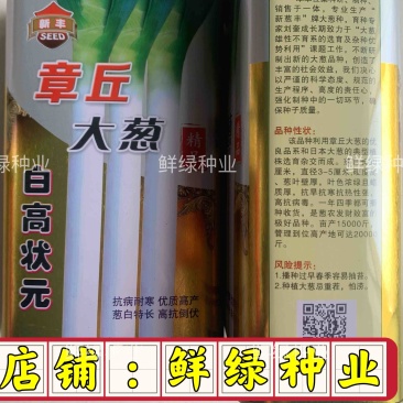 白高状元章丘大葱葱白长80厘米抗旱抗寒抗热抗病性强