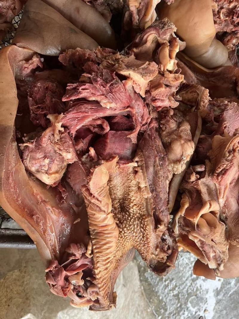 国产纯干公牛五香熟牛头肉单个独立真空包装精修无油