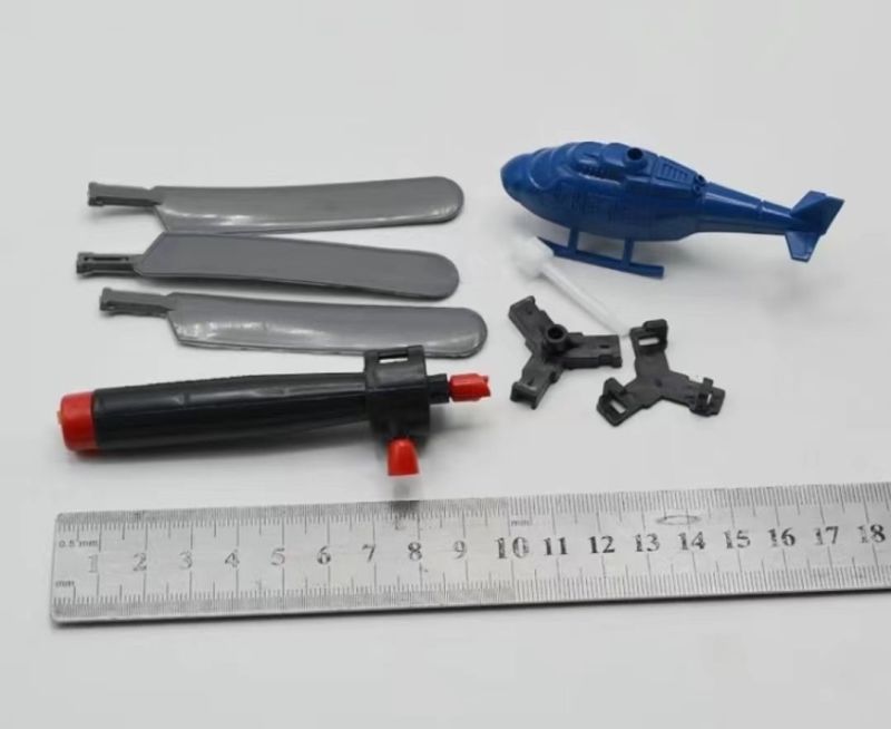 手柄拉线直升飞机户外竹蜻蜓飞机小学生儿童玩具