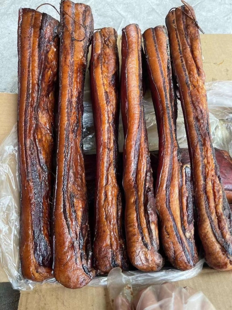 烟熏腊五花腊肉（腊肉香肠源头工厂，一手货源量大从优）