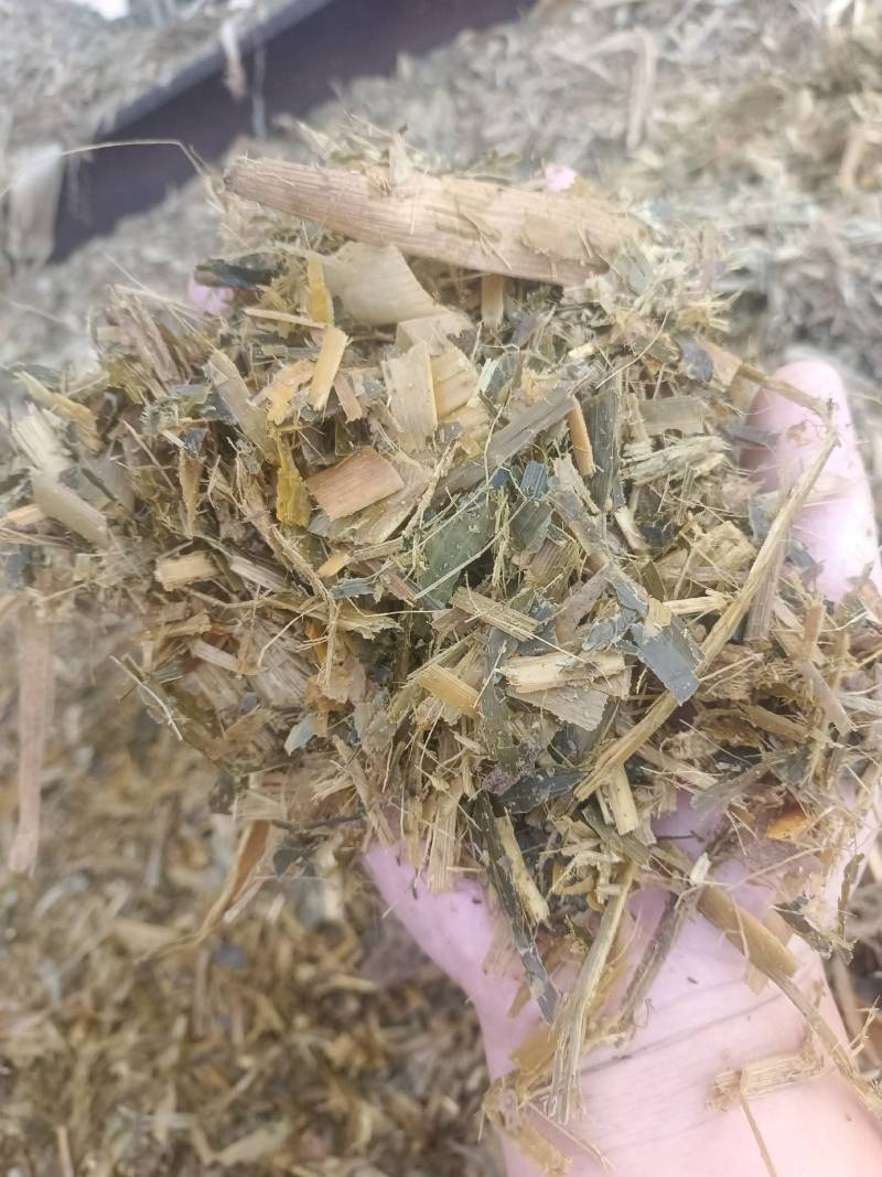 玉米秸秆发酵黄储压块
