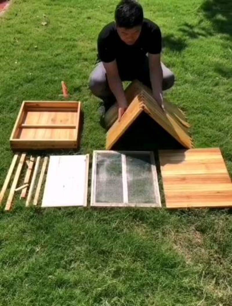 蜂箱平箱高箱，活框蜂箱养蜂工具。多个尺寸定做。