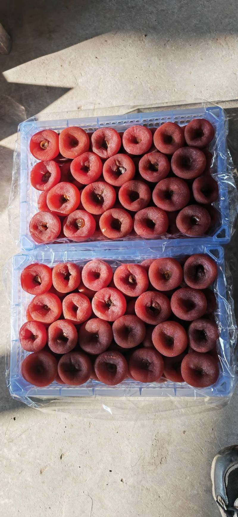 霜降柿饼霜饼广西桂林柿饼产地大量高次市场便宜柿饼源头工厂