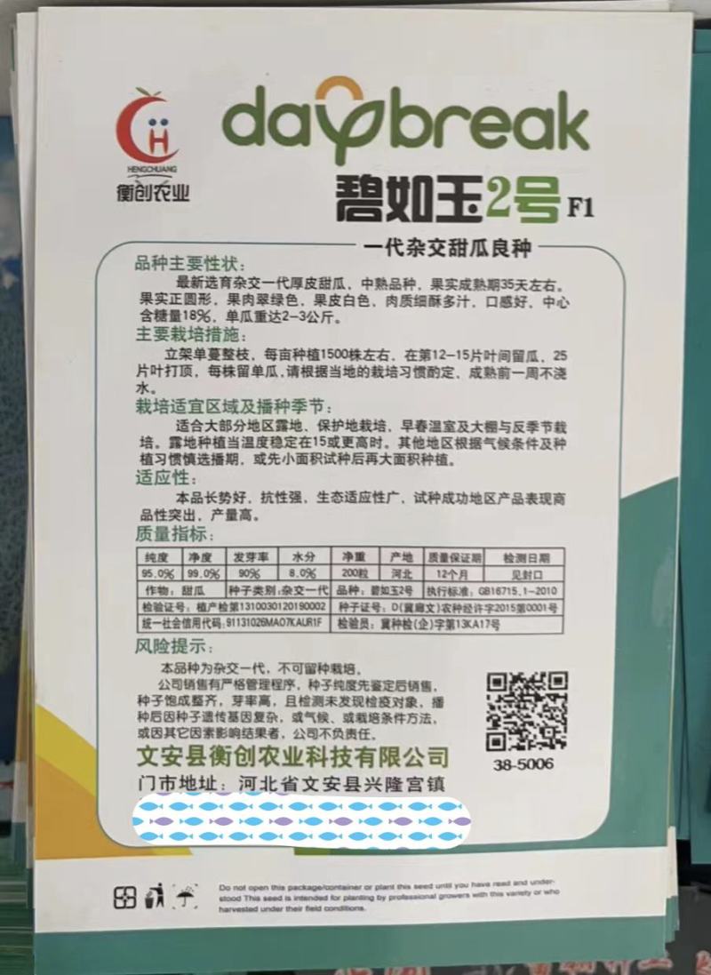 碧如玉2号玉菇种子口感好含糖量18度大果果肉翠绿