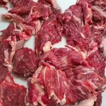 源头厂家长期加工纯干牛碎肉瘦度高适合饭店食堂档口批