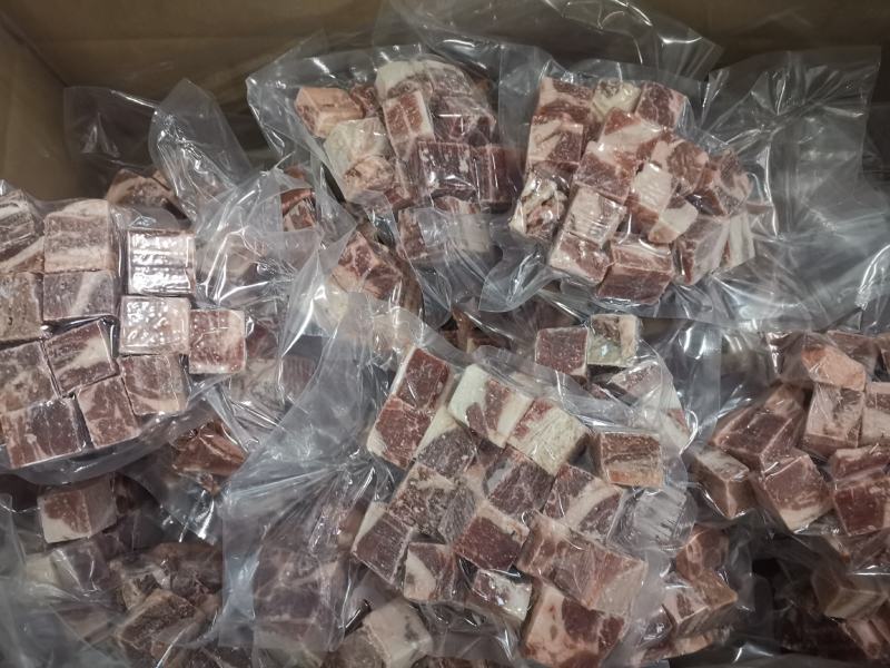 原切牛肉粒出成高，口感好，厂家直供一手货源欢迎下单！