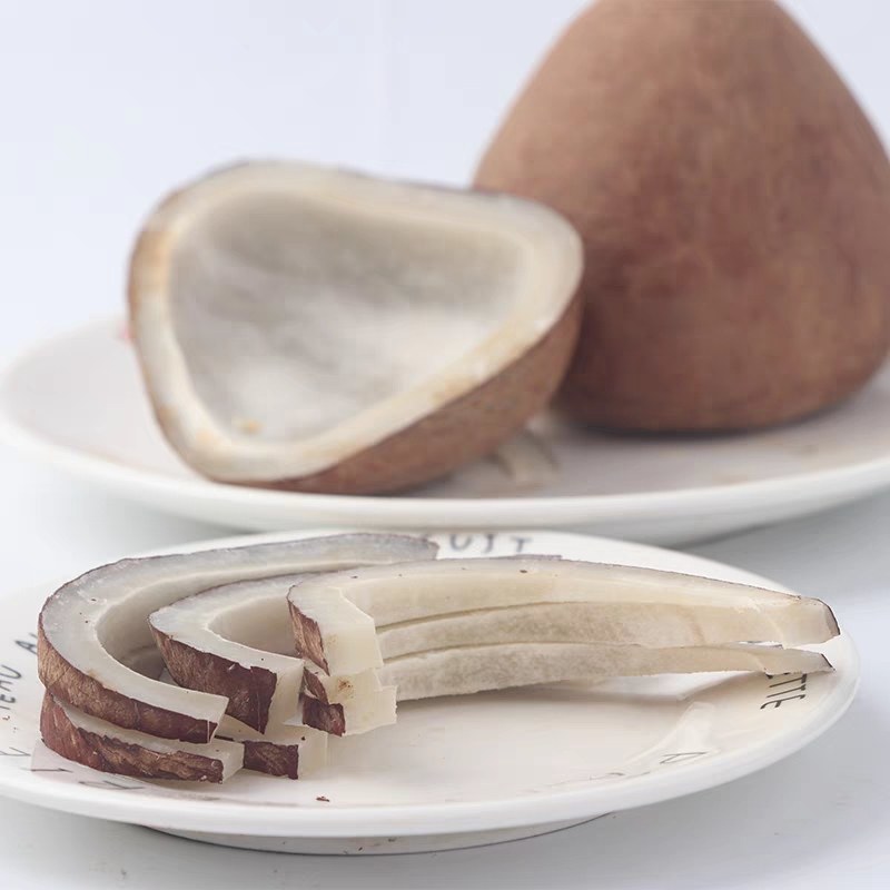 新鲜新货椰子皇天然海底椰皇青王干椰子肉煲炖汤材料甜品糖水